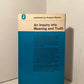 An Inquiry Into Meaning and Truth by Bertrand Russell