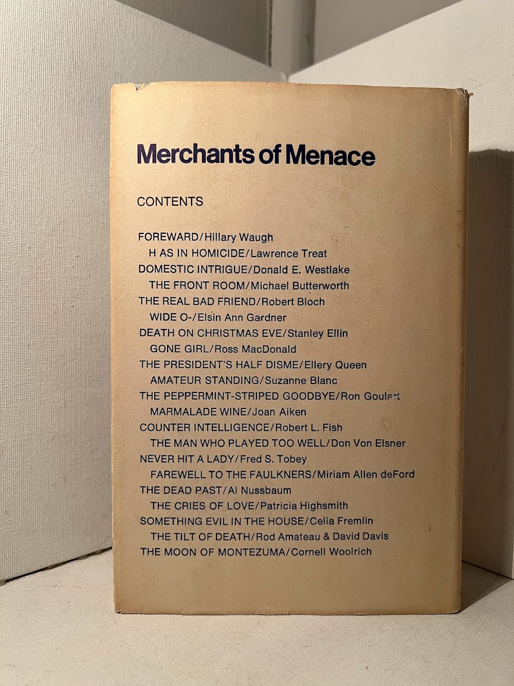 Merchants of Menace edited by Hillary Waugh