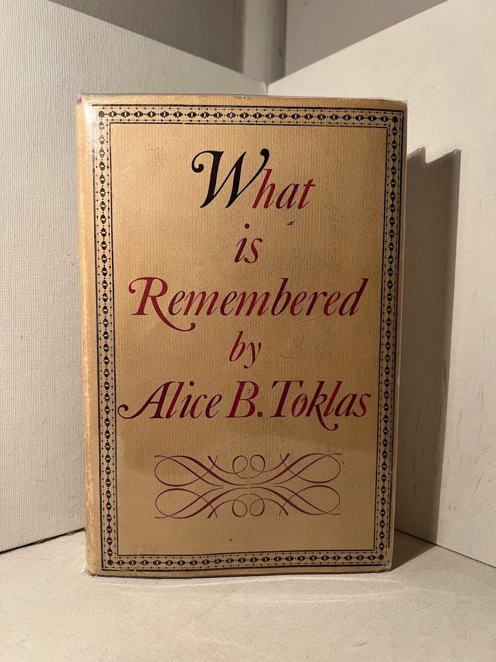 What is Remembered by Alice B. Toklas