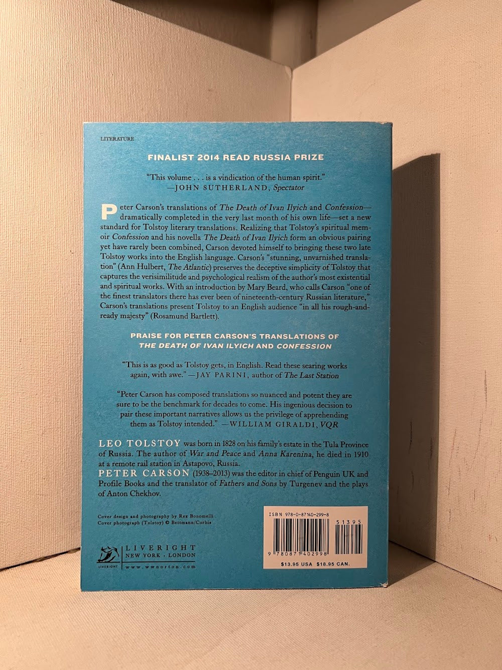 The Death of Ivan Ilyich & Confession by Leo Tolstoy