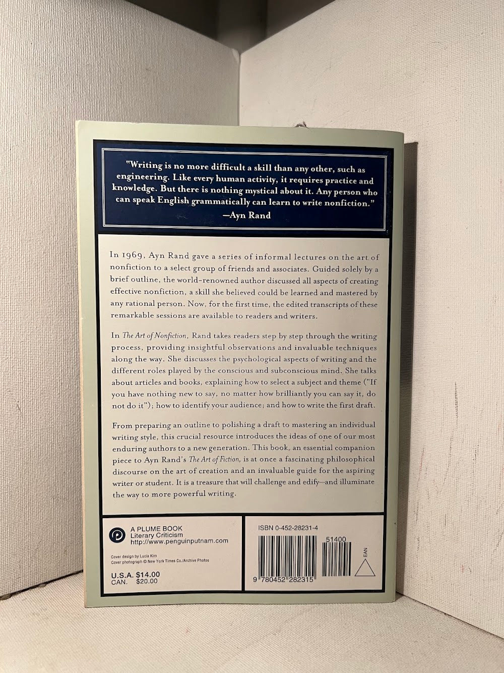 The Art of Nonfiction by Ayn Rand