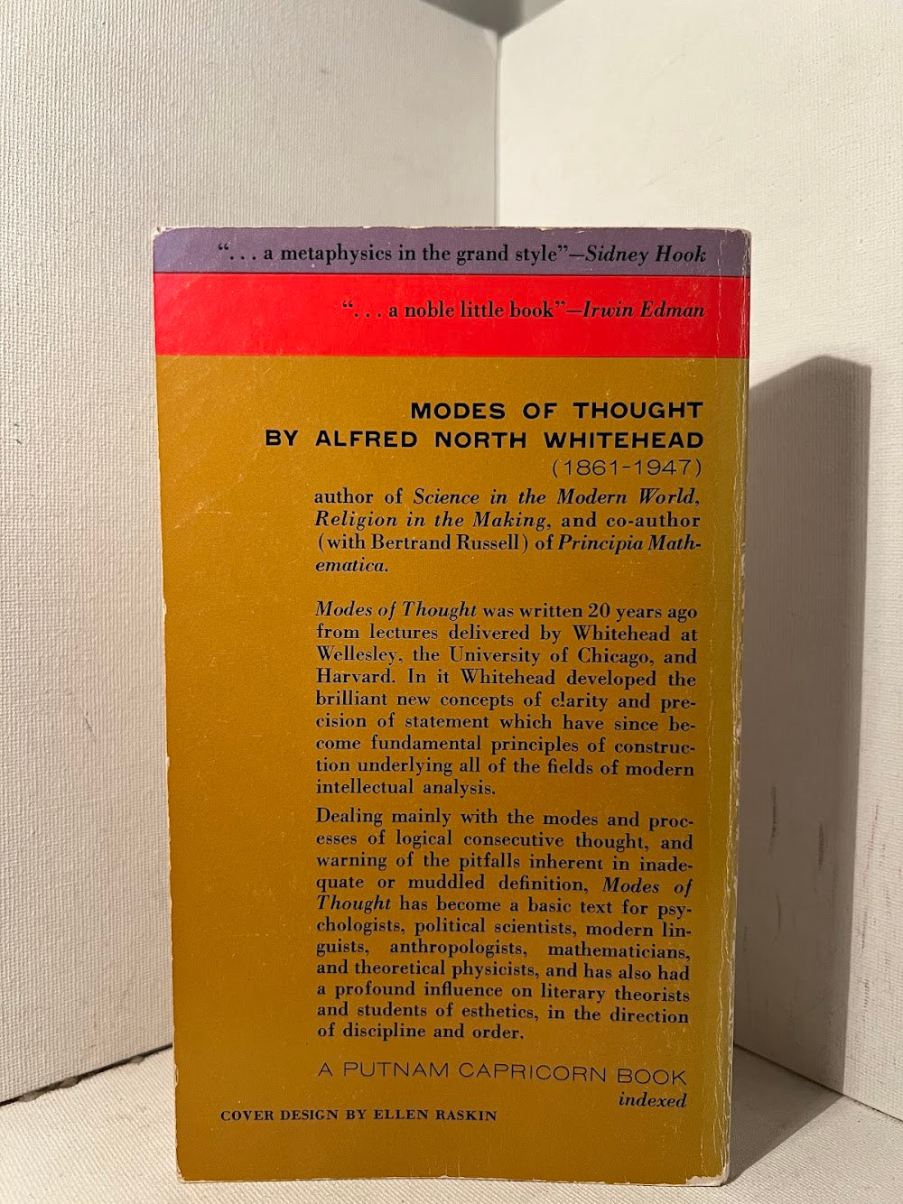 Modes of Thought by Alfred North Whitehead