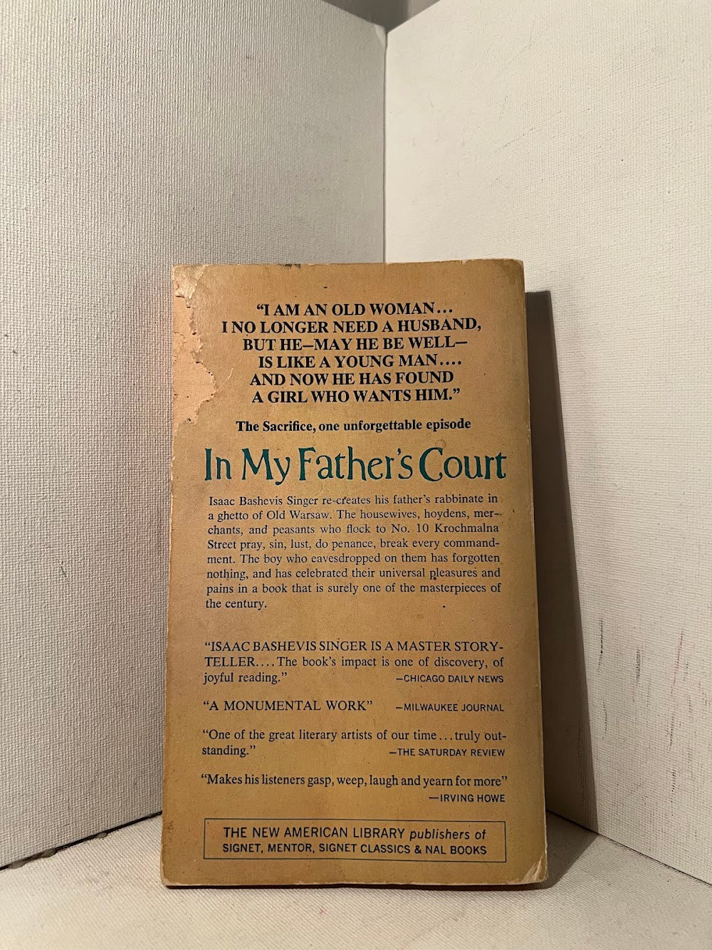 In My Father's Court by Isaac Bashevis Singer