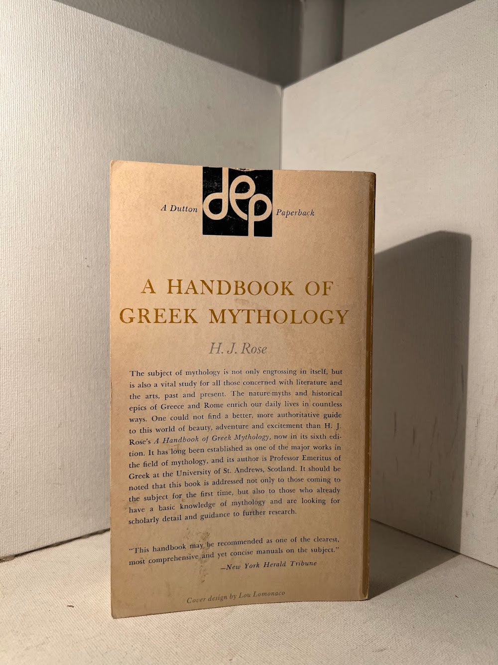 A Handbook of Greek Mythology by H.J. Rose