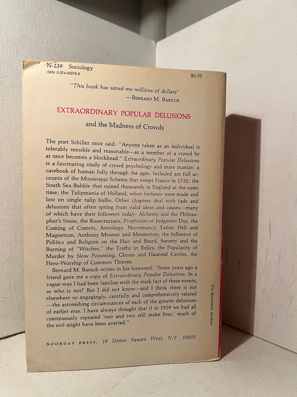 Extraordinary Popular Delusions and the Madness of Crowds by Charles Mackay