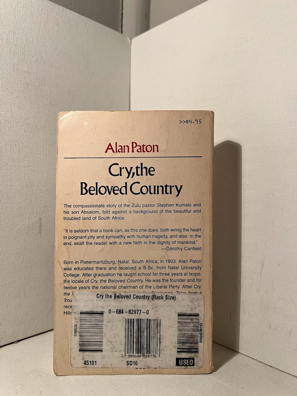 Cry, The Beloved Country by Alan Paton