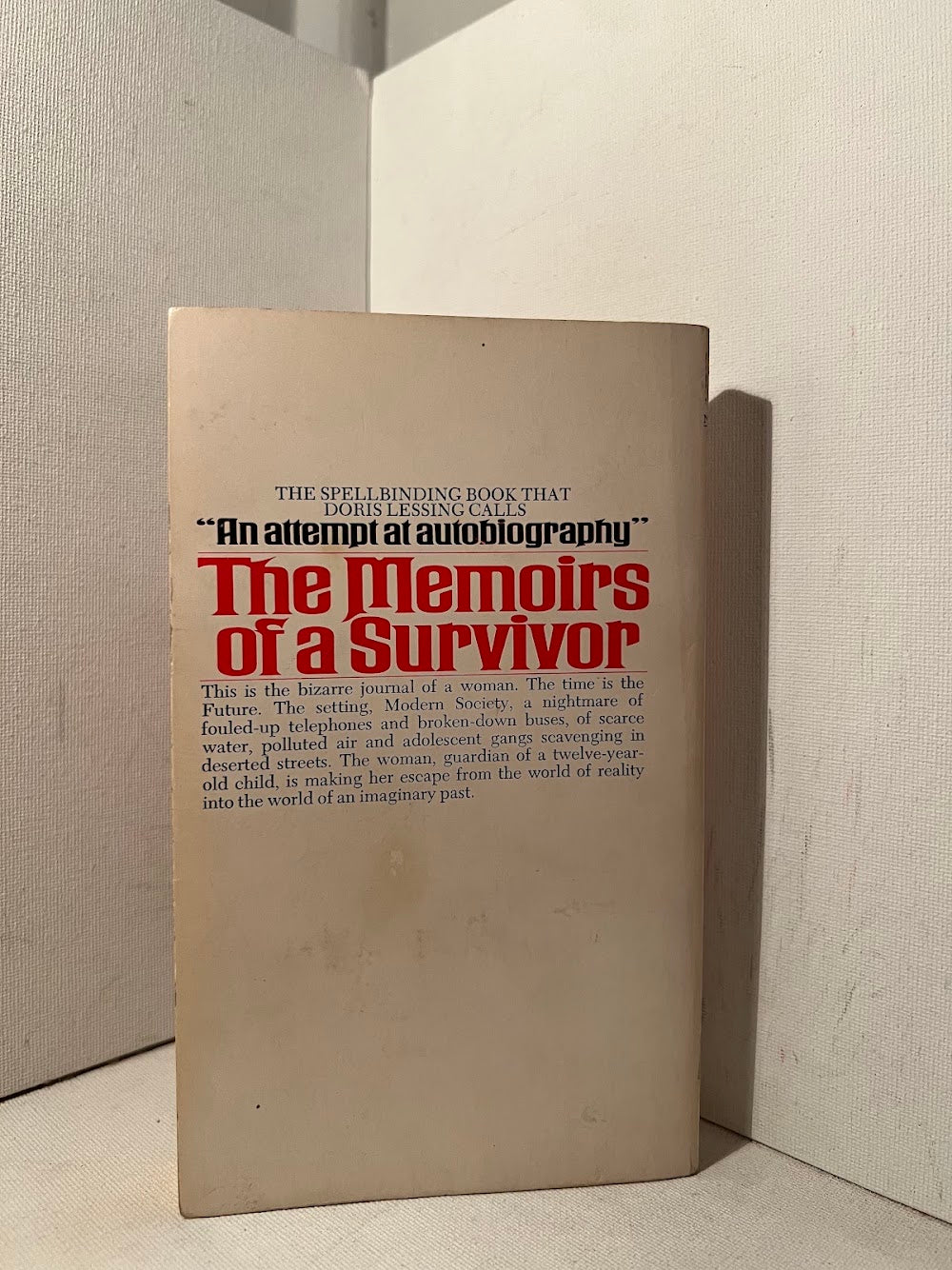 The Memoirs of a Survivor by Doris Lessing