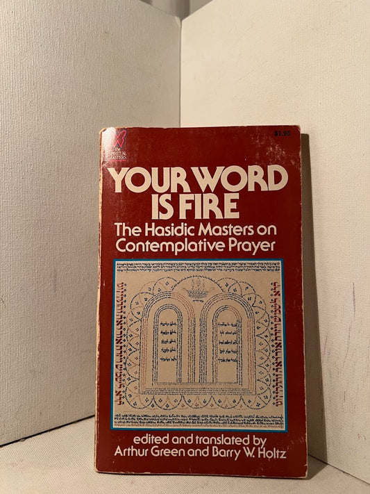 Your Word is Fire - The Hasidic Masters on Contemplative Prayer