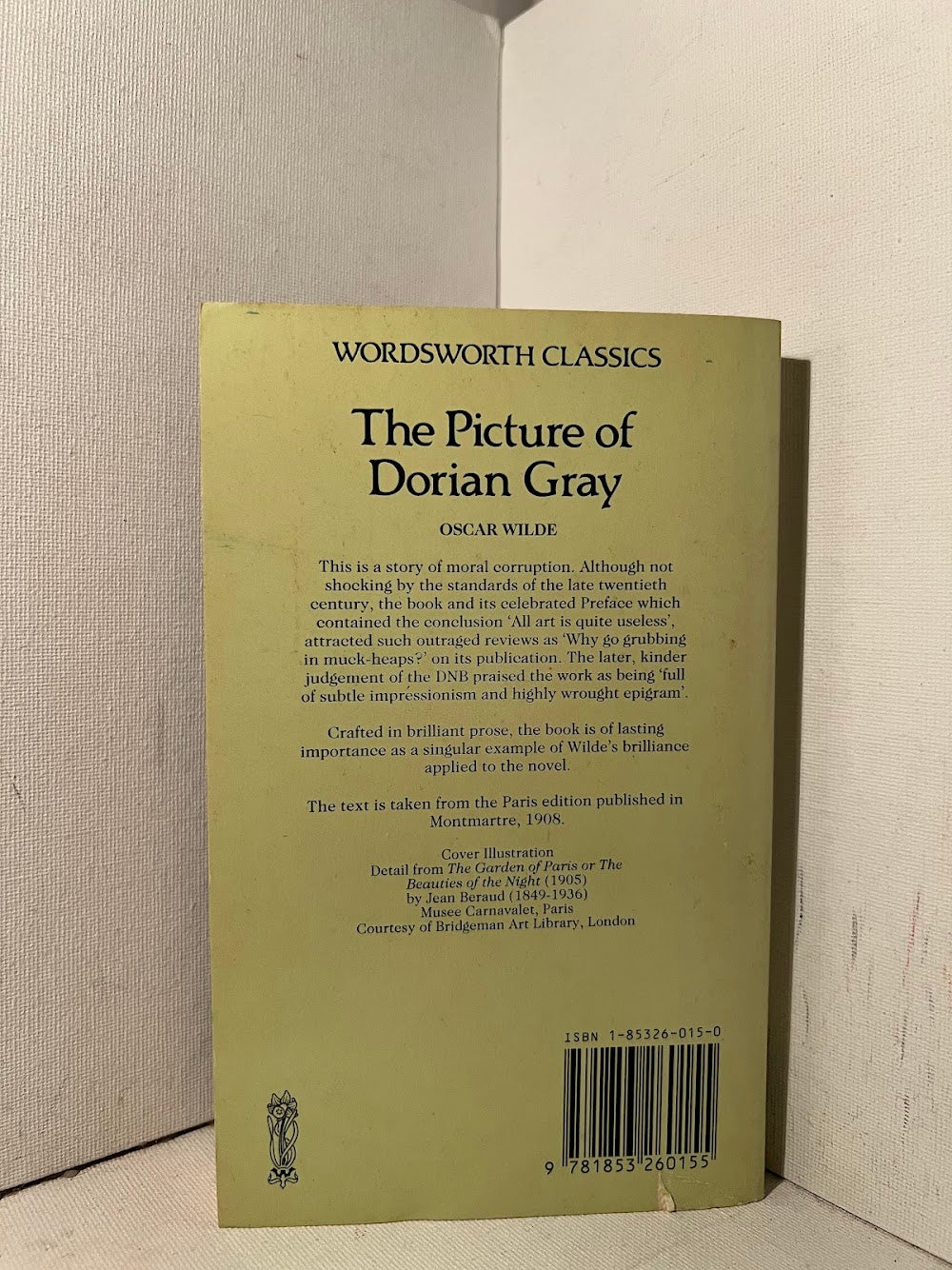 The Picture of Dorian Gray by Oscar Wilde