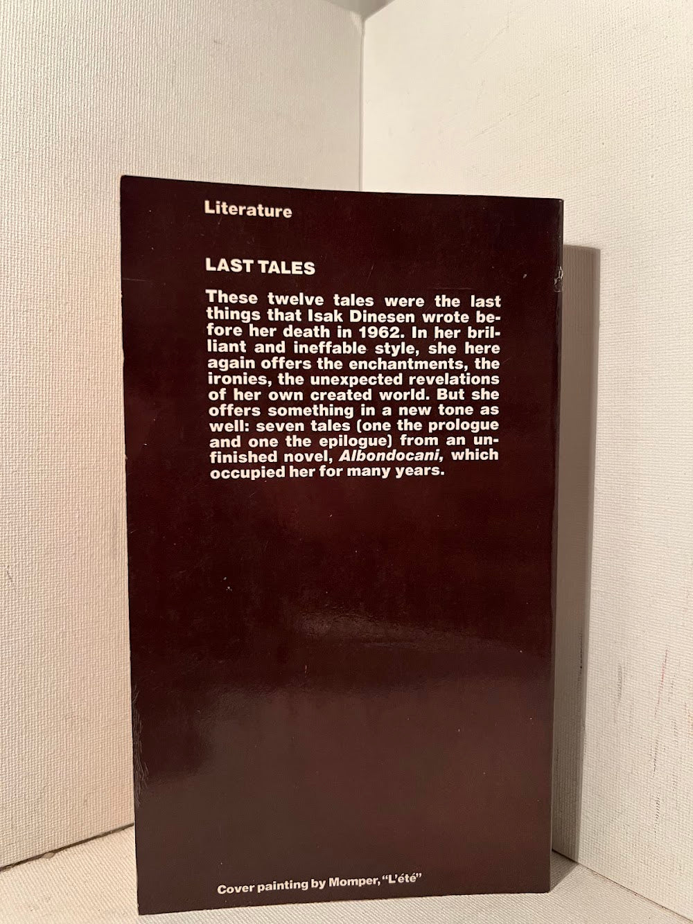 Last Tales by Isak Dinesen