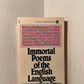 Immortal Poems of the English Language edited by Oscar Williams