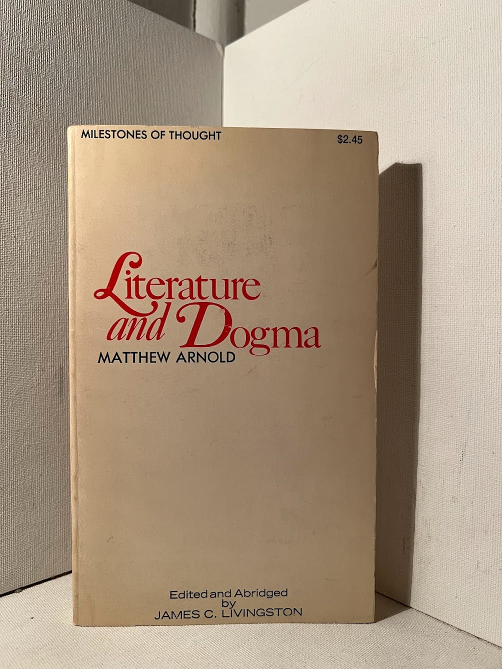 Literature and Dogma by Matthew Arnold