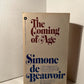 The Coming of Age by Simone de Beauvoir