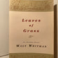 Leaves of Grass (The Deathbed Edition) by Walt Whitman