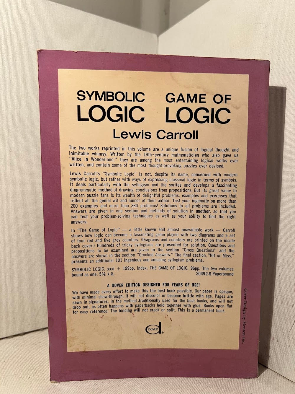 Symbolic Logic & Game of Logic: Mathematical Recreations of Lewis Carroll