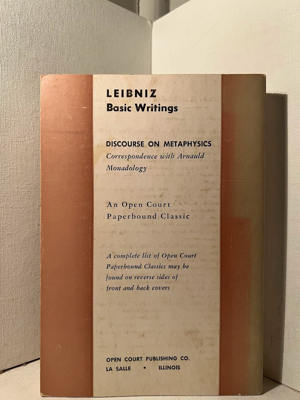 Basic Writings of Leibniz