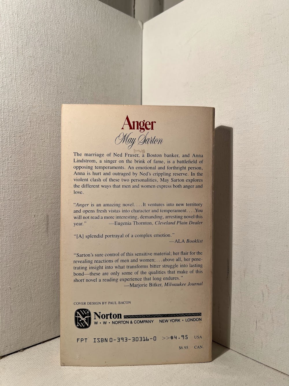 Anger by May Sarton