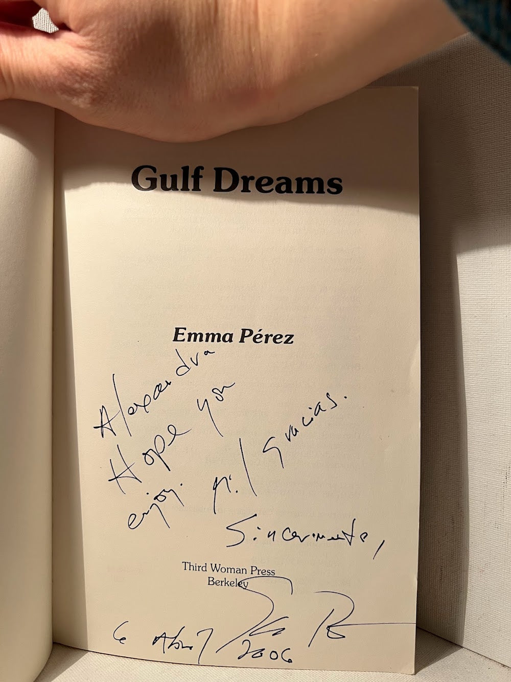 Gulf Dreams by Emma Perez (Signed Copy)