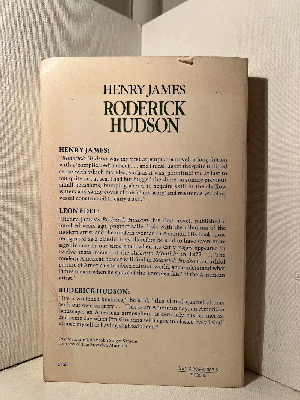 Roderick Hudson by Henry James