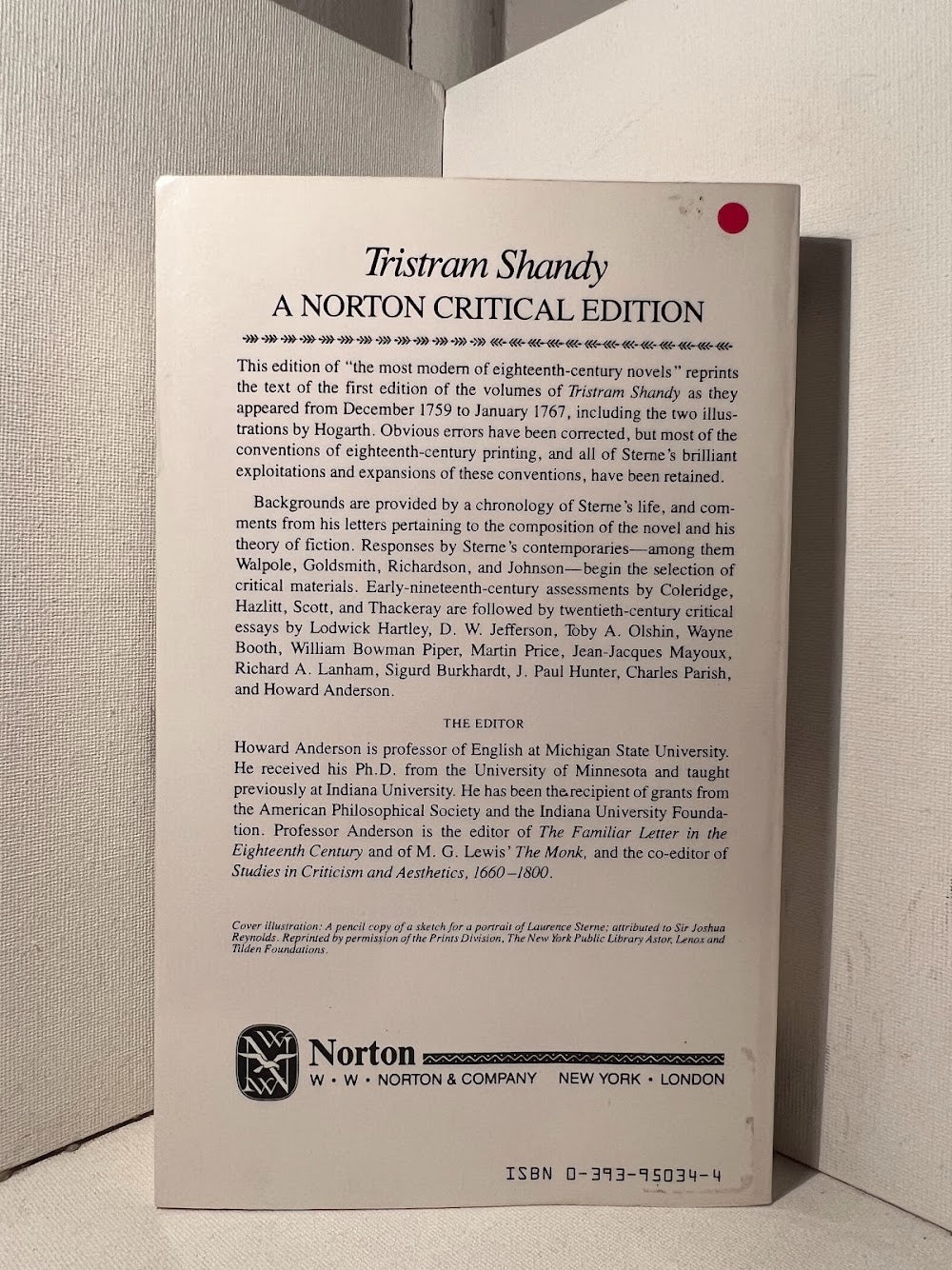 Tristram Shandy by Laurence Sterne