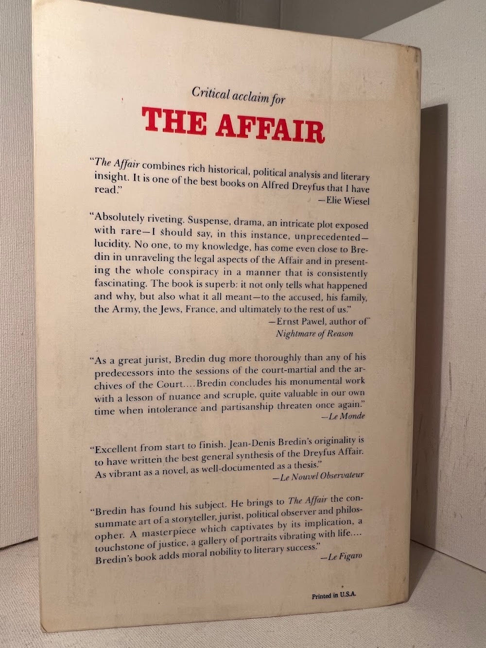 The Affair - The Case of Alfred Dreyfus by Jean-Denis Bredin