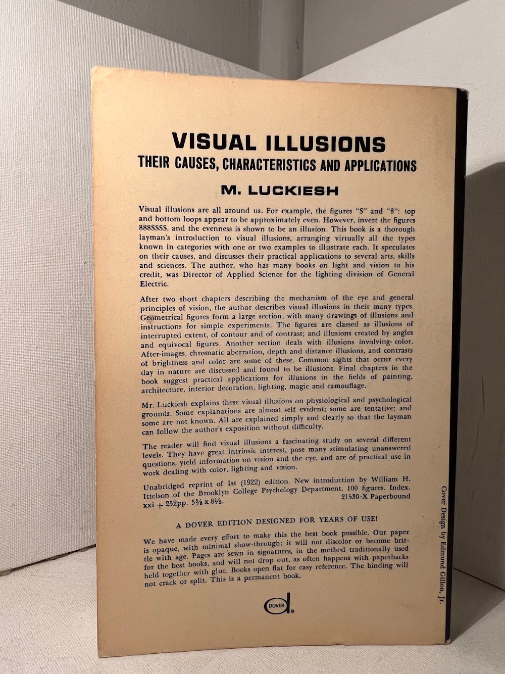 Visual Illusions - Their Causes, Characteristics and Applications by M. Luckiesh