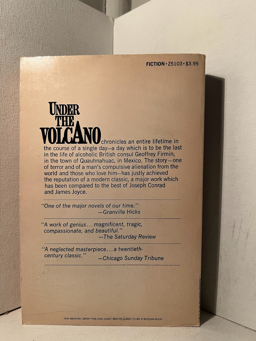 Under the Volcano by Malcolm Lowry