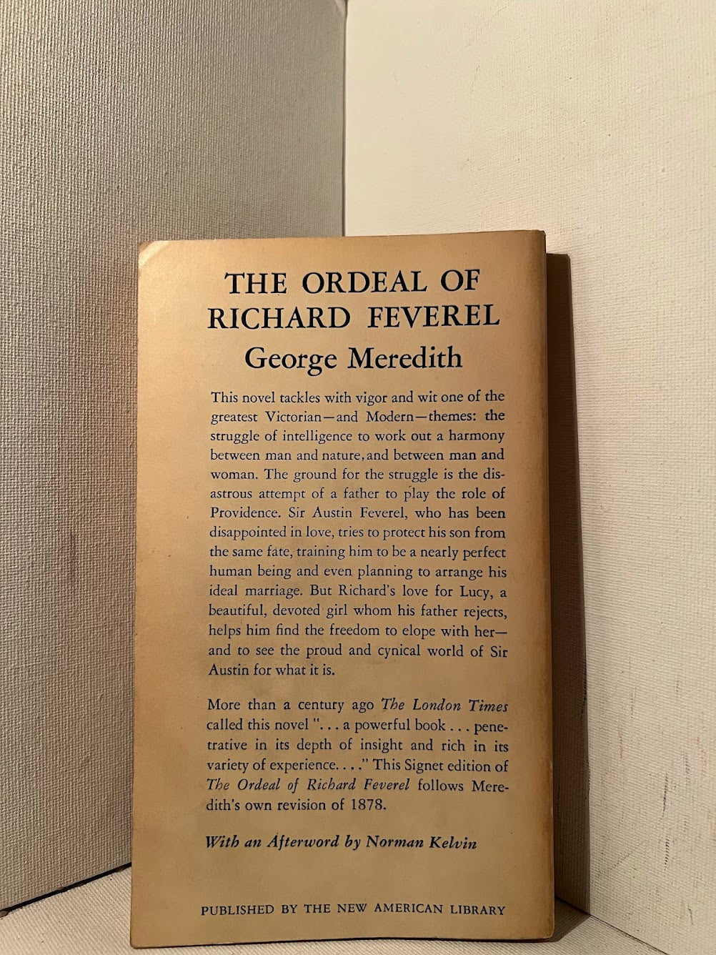 The Ordeal of Richard Feverel by George Meredith