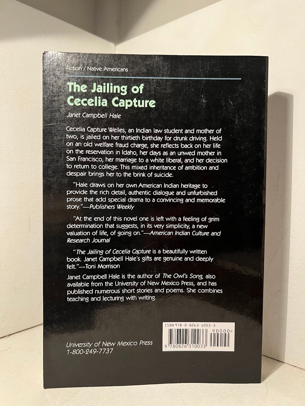 The Jailing of Cecelia Capture by Janet Campbell Hale