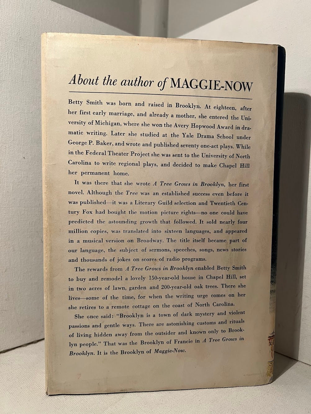 Maggie Now by Betty Smith