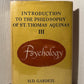 Introduction to the Philosophy of St. Thomas Aquinas Vol. 3: Psychology by H.D. Gardeil