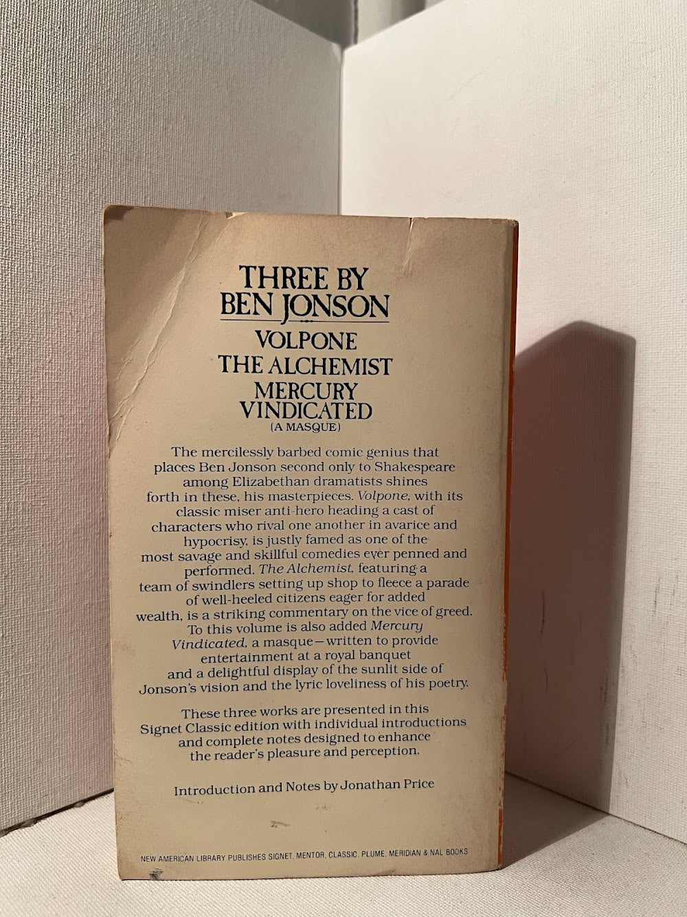 Three by Ben Jonson