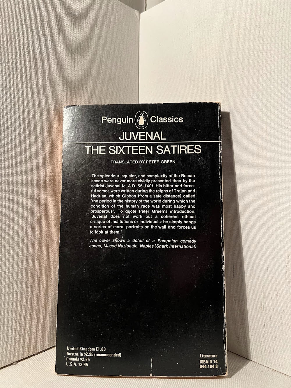 The Sixteen Satires by Juvenal