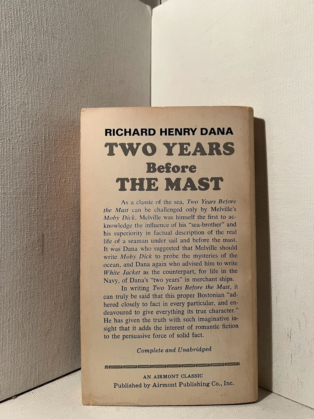 Two Years Before the Mast by Richard Henry Dana