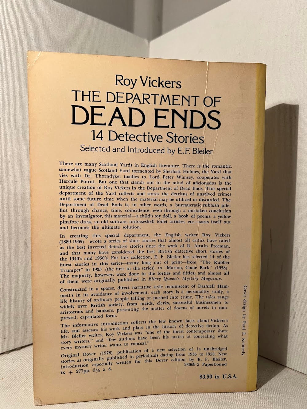 The Department of Dead Ends - 14 Detective Stories by Roy Vickers