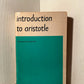Introduction to Aristotle edited by Richard McKeon