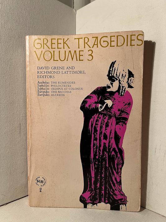 Greek Tragedies Volume 3