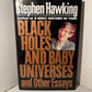 A Brief History of Time & Black Holes and Baby Universes by Stephen Hawking