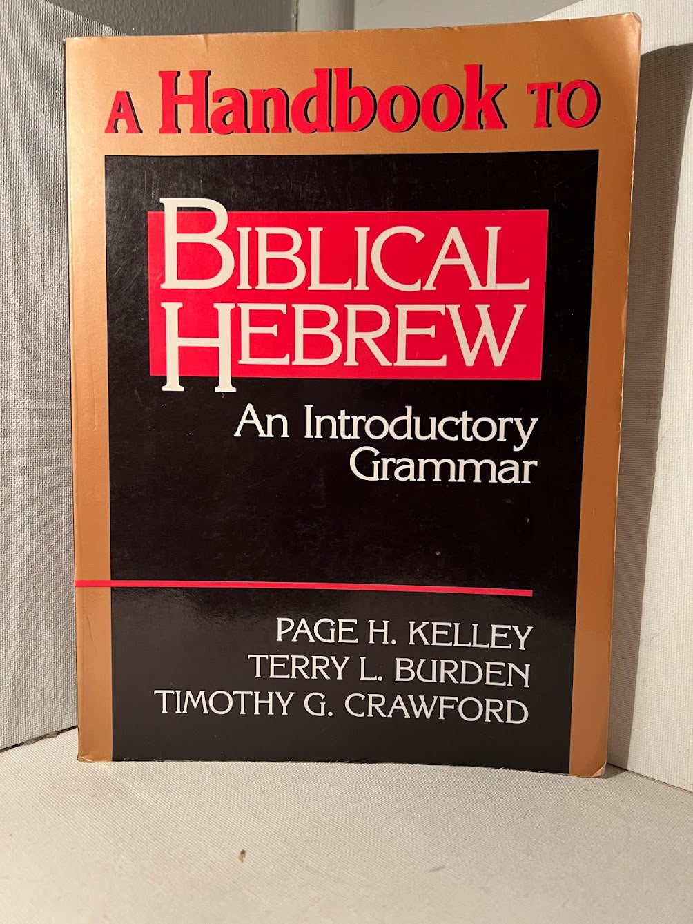 A Handbook to Biblical Hebrew: An Introductory Grammar