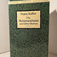 The Metamorphosis and Other Stories by Franz Kafka