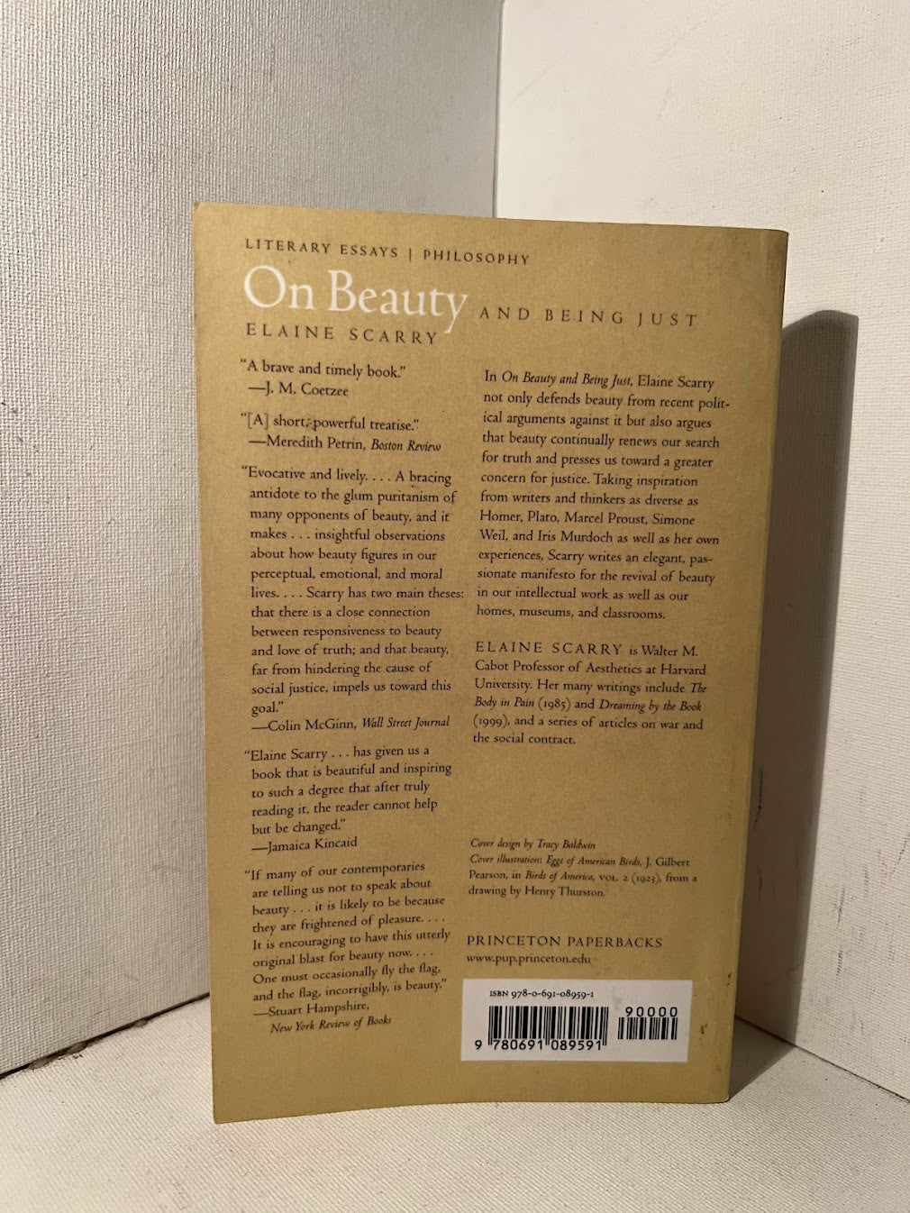 On Beauty and Being Just by Elaine Scarry