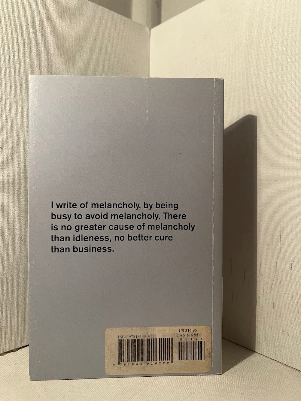 Robert Burton On Melancholy