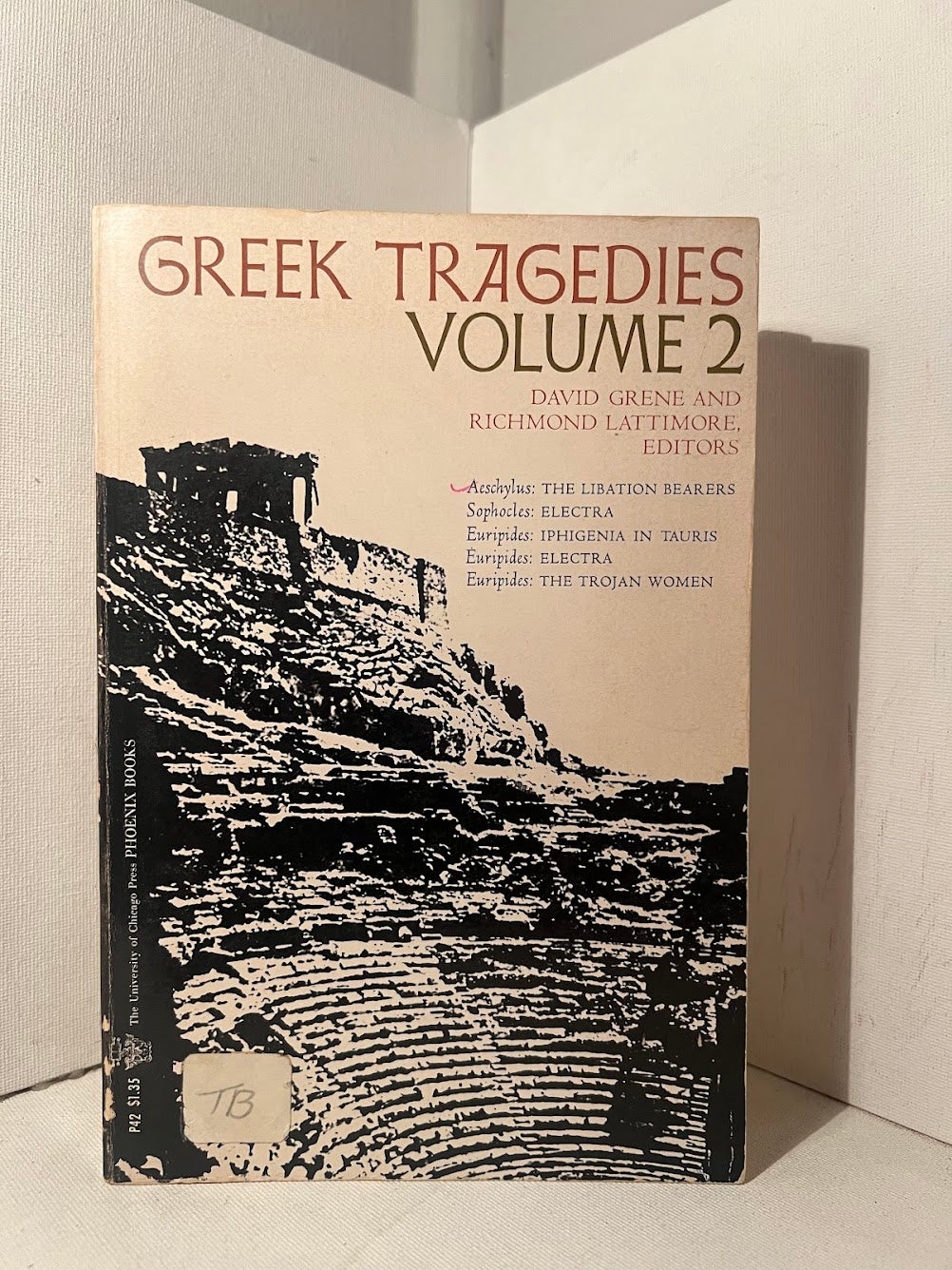 Greek Tragedies (3vol.) edited by David Grene and Richard Lattimore