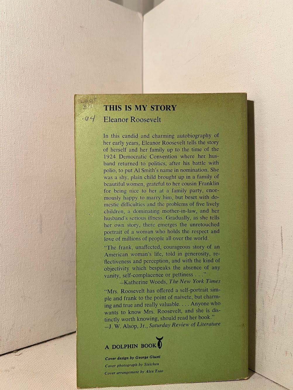 This Is My Story by Eleanor Roosevelt