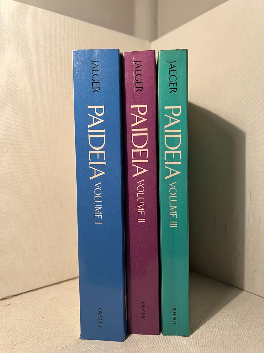 Paideia - The Ideals of Greek Culture (3vol.) by Werner Jaeger