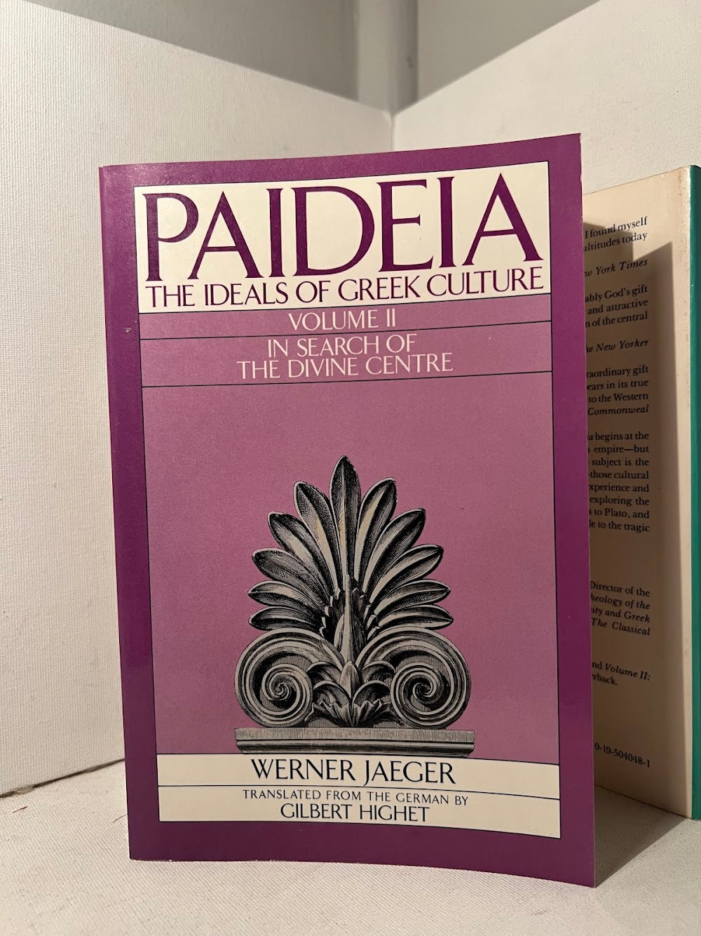 Paideia - The Ideals of Greek Culture (3vol.) by Werner Jaeger