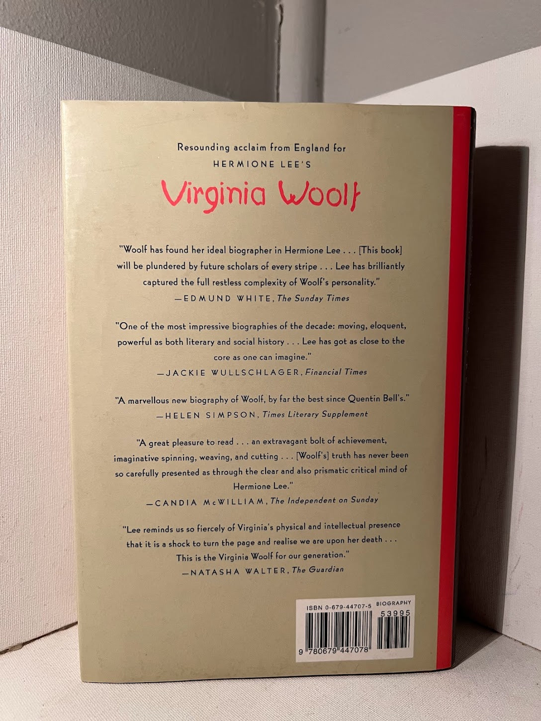 Virginia Woolf by Hermione Lee