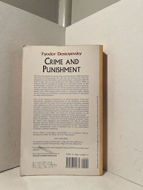 Crime and Punishment by Fyodor Dostoevsky