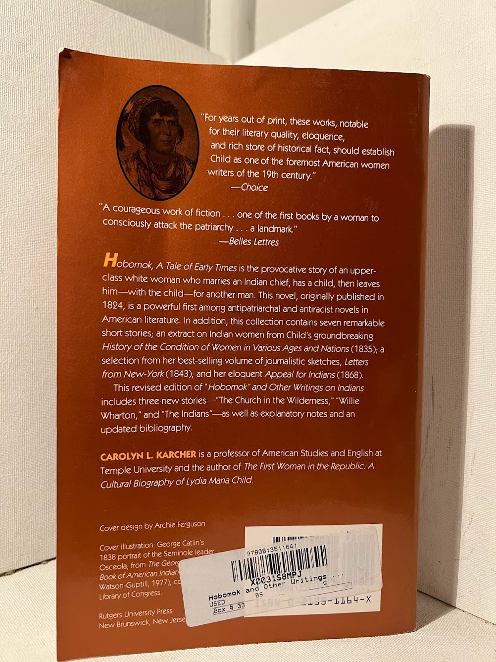 Hobomok and Other Writings on Indians by Lydia Maria Child