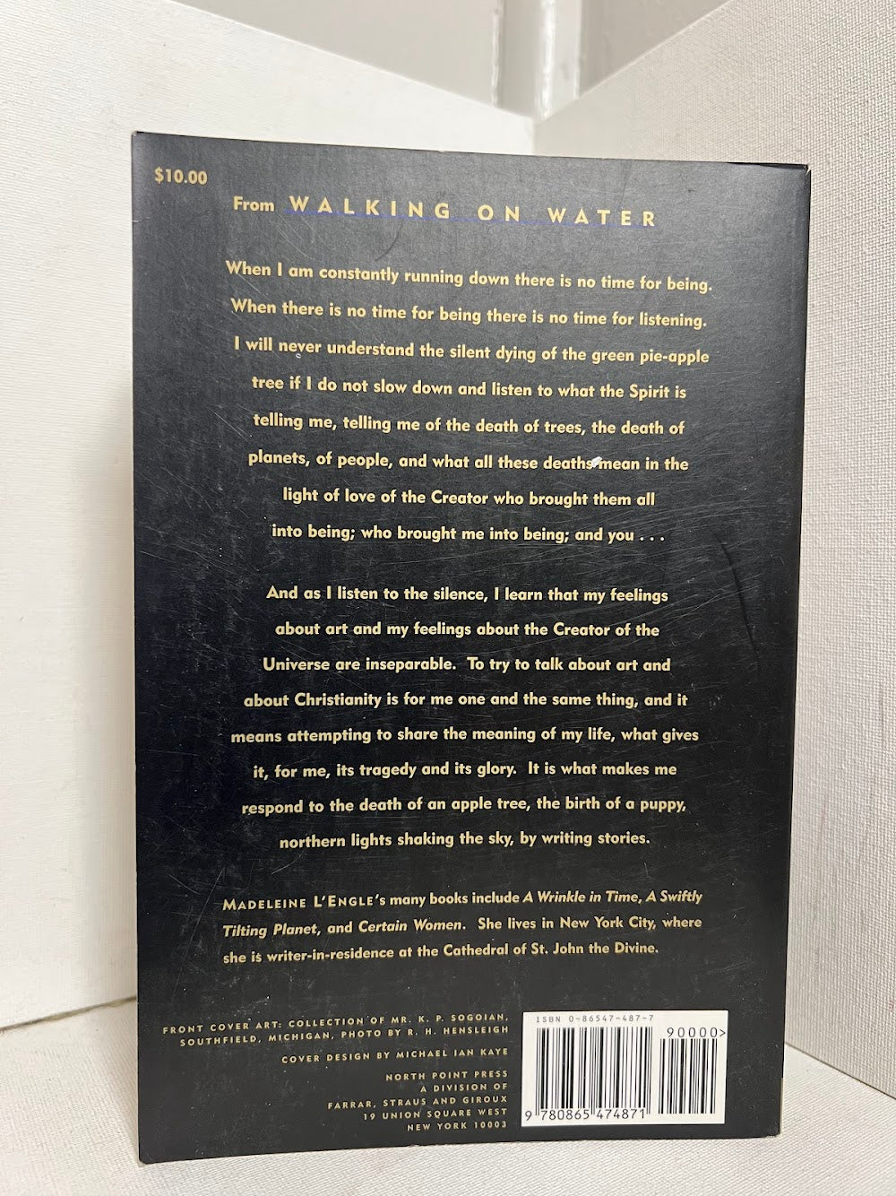 Walking on Water by Madeleine L'Engle